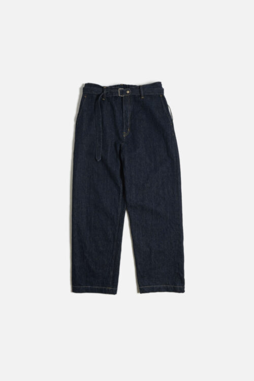 BELTED TROUSERS INDIGO