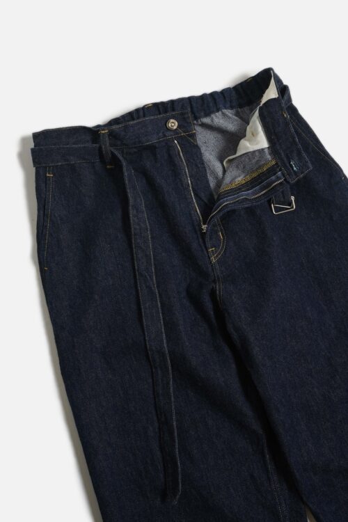BELTED TROUSERS INDIGO