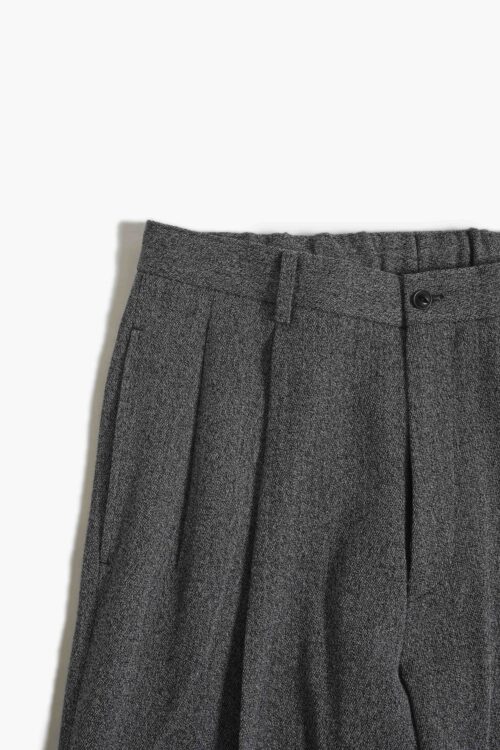 DOUBLE PLEATED TROUSERS B & W