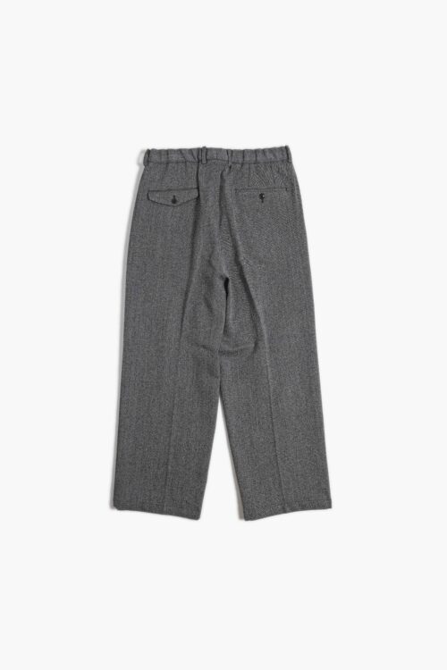 DOUBLE PLEATED TROUSERS B & W