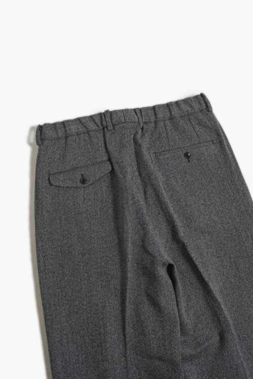 DOUBLE PLEATED TROUSERS B & W