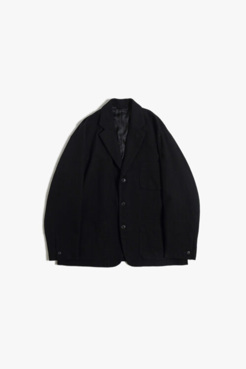 OVERSIZED JACKET - SILK × COTTON BRUSHED FLANNEL -