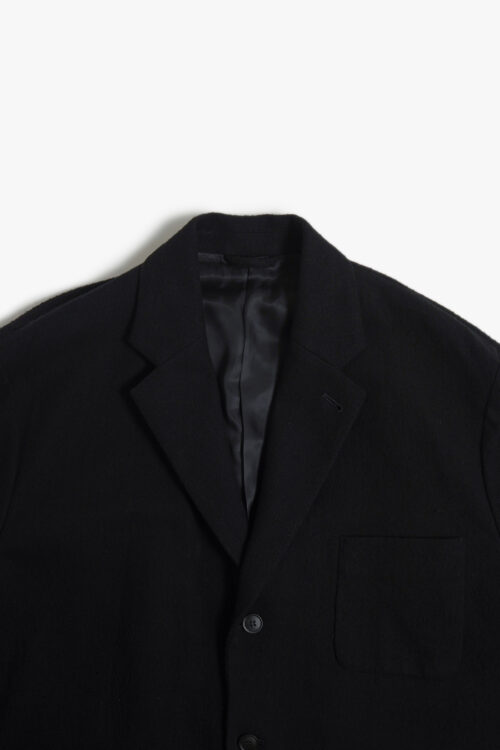 OVERSIZED JACKET - SILK × COTTON BRUSHED FLANNEL -