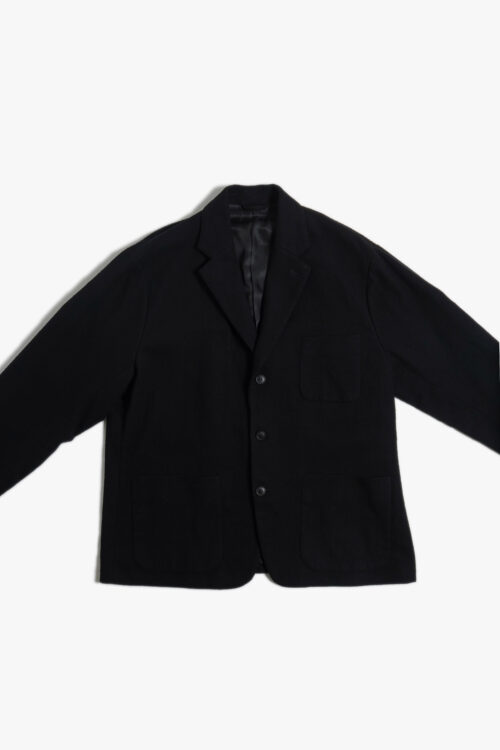 OVERSIZED JACKET - SILK × COTTON BRUSHED FLANNEL -