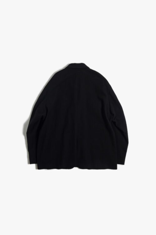 OVERSIZED JACKET - SILK × COTTON BRUSHED FLANNEL -