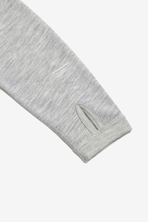 SUPER 130'S MELINO WOOL ZIP UP PARKA GREY