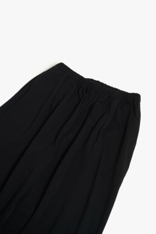 SUPER 140'S MELINO WOOL SWEAT PANTS BLACK