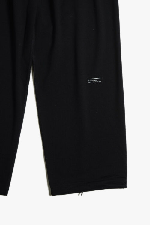 SUPER 140'S MELINO WOOL SWEAT PANTS BLACK