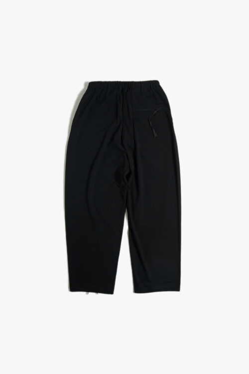 SUPER 140'S MELINO WOOL SWEAT PANTS BLACK