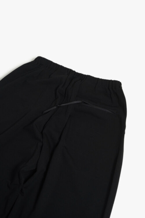 SUPER 140'S MELINO WOOL SWEAT PANTS BLACK