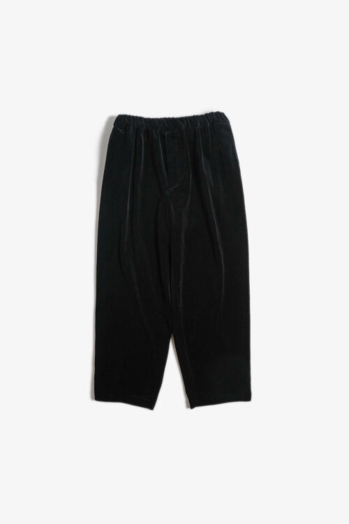 WIDE EASY PANTS - CORDUROY - BLACK