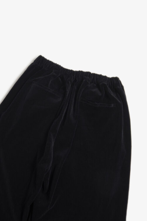 WIDE EASY PANTS - CORDUROY - BLACK
