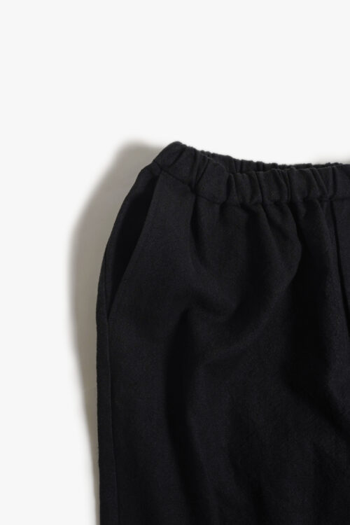 WIDE EASY PANTS - MAX HIGH COUNT HEMP - BLACK