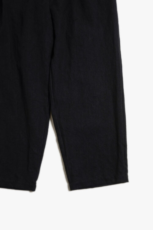 WIDE EASY PANTS - MAX HIGH COUNT HEMP - BLACK