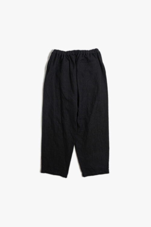 WIDE EASY PANTS - MAX HIGH COUNT HEMP - BLACK