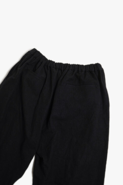 WIDE EASY PANTS - MAX HIGH COUNT HEMP - BLACK