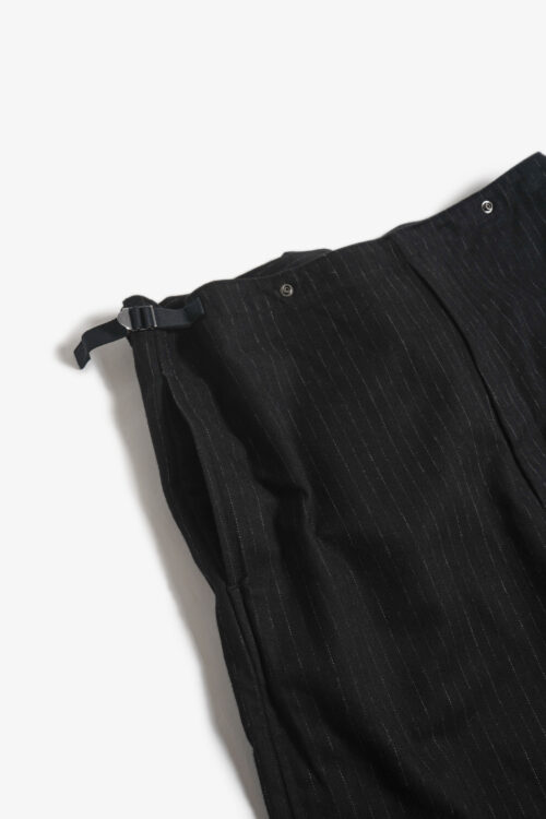 MECHANIC PANTS - SOFT TWIST GABARDINE - BLACK