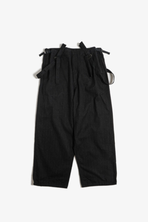 MECHANIC PANTS - SOFT TWIST GABARDINE - BLACK