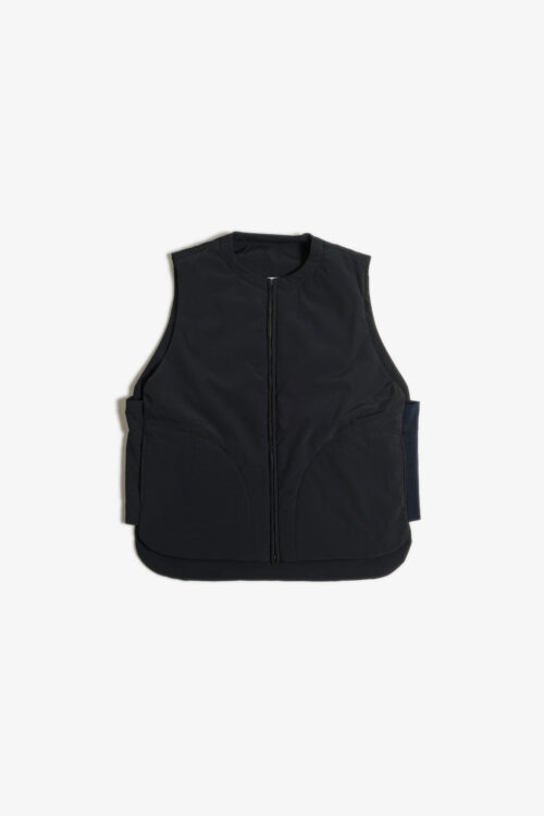 ZIPPER VEST _206 BLACK