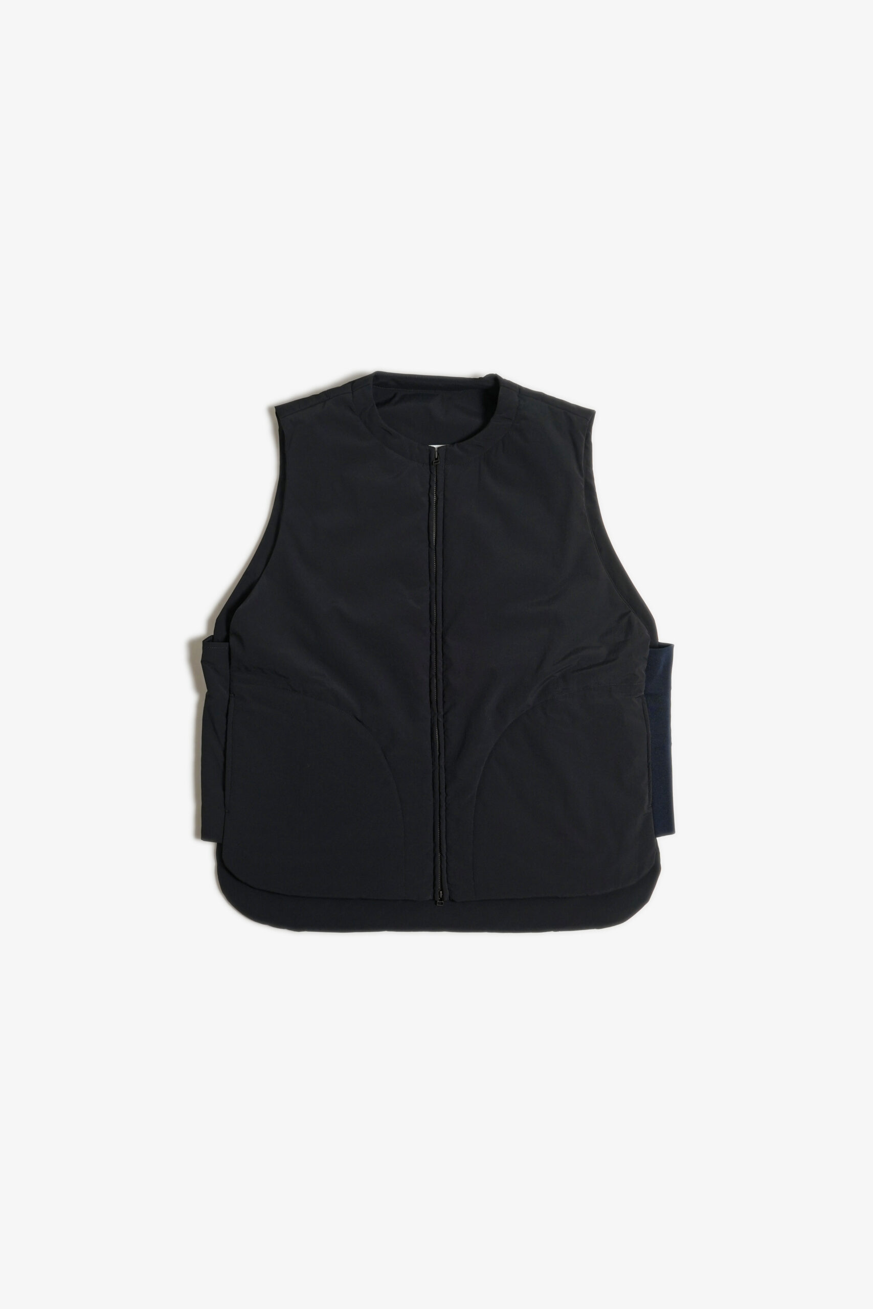 ZIPPER VEST _206 BLACK