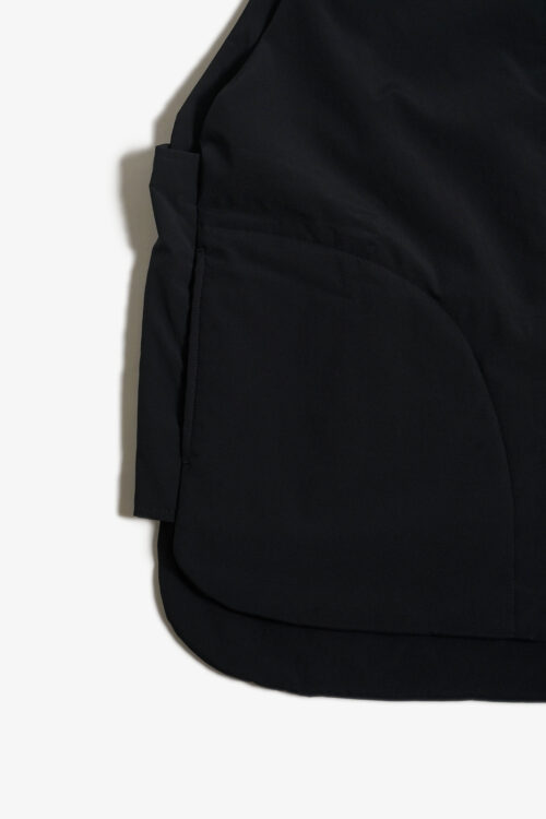 ZIPPER VEST _206 BLACK