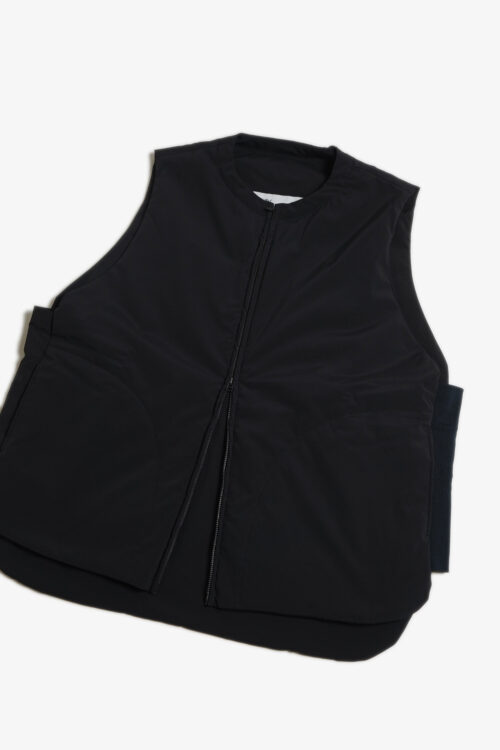 ZIPPER VEST _206 BLACK