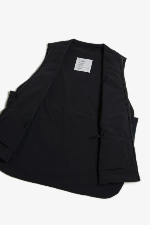 ZIPPER VEST _206 BLACK