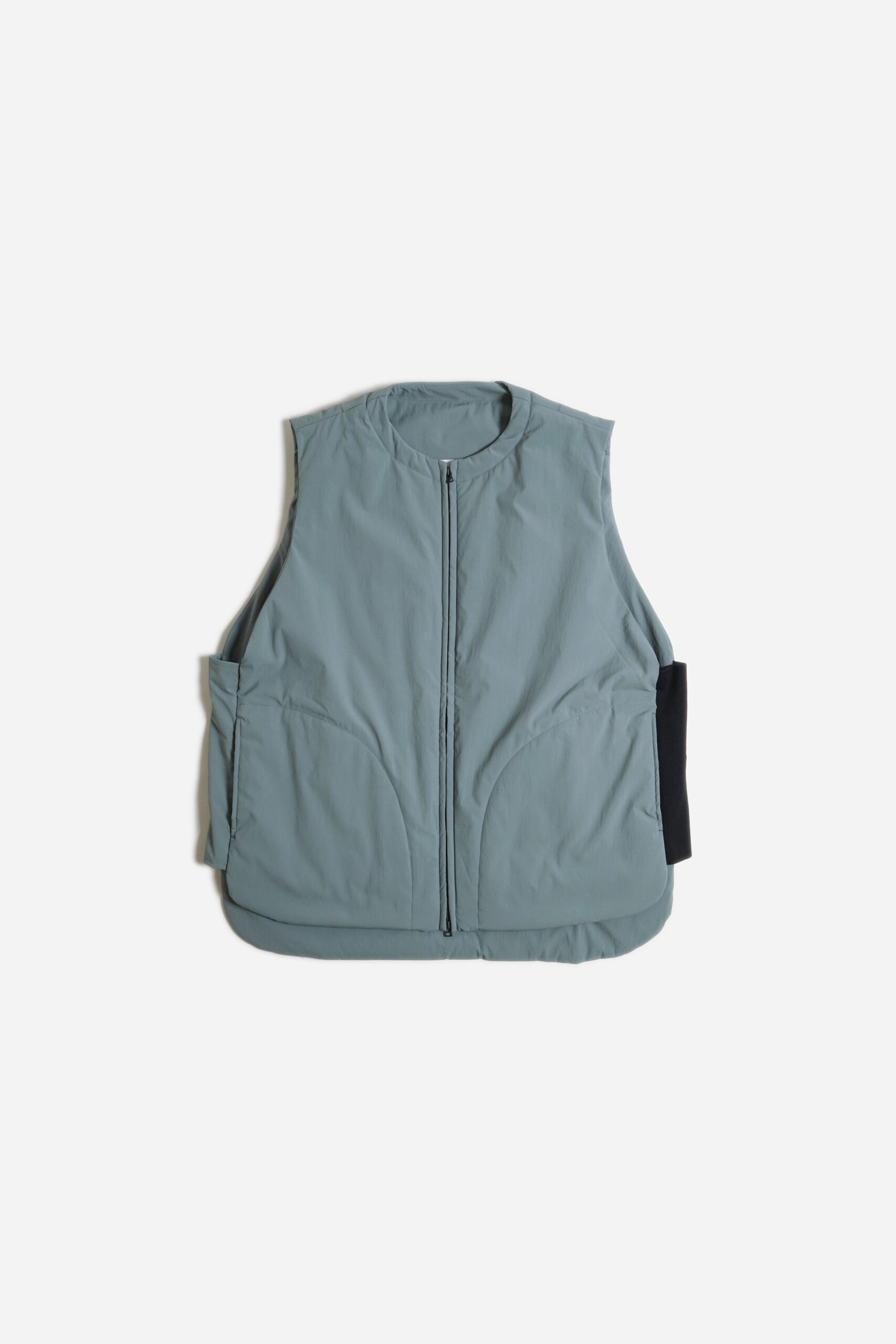 ZIPPER VEST _206 SAGE