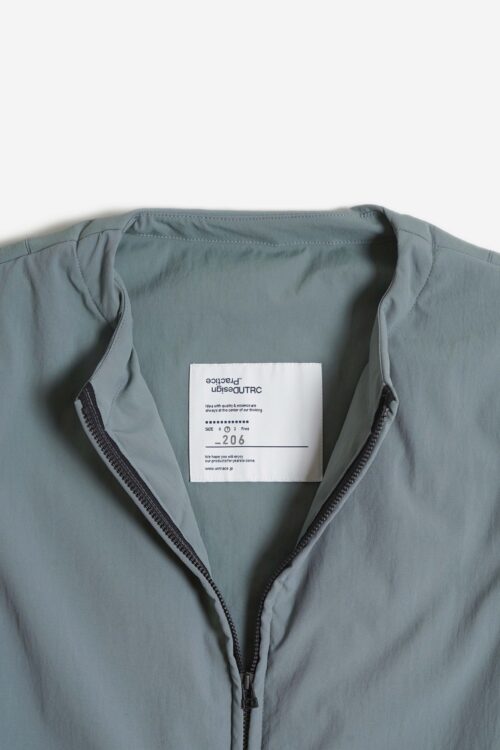 ZIPPER VEST _206 SAGE