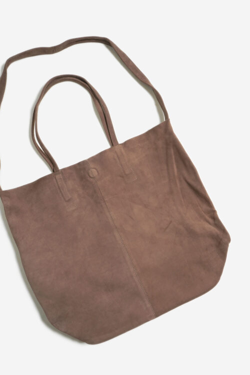 3WAY LARGE TOTE OIL SUEDE ELEPHANT