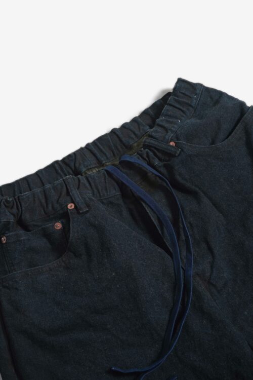 5POCKET EASY PANTS - RAW DENIM - YELLOW OCHRE