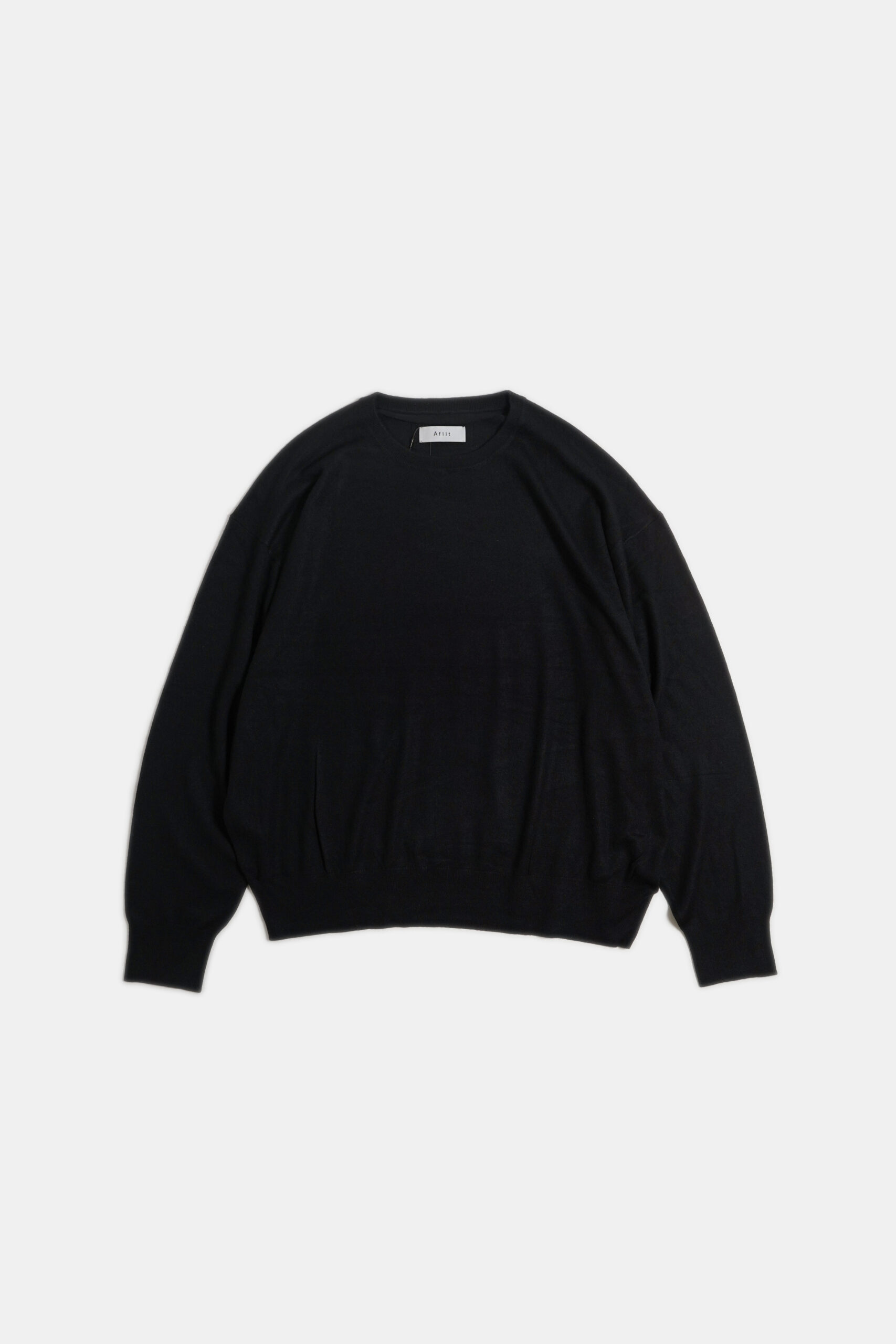 COTTON CASHMERE LS BLACK