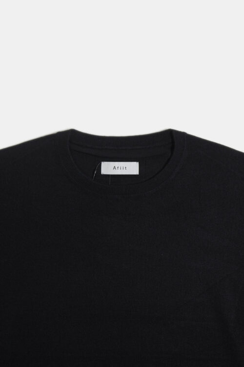 COTTON CASHMERE LS BLACK