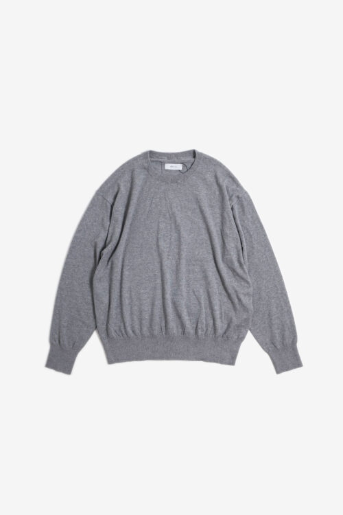 COTTON CASHMERE LS GRAY