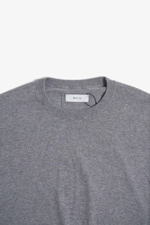COTTON CASHMERE LS GRAY