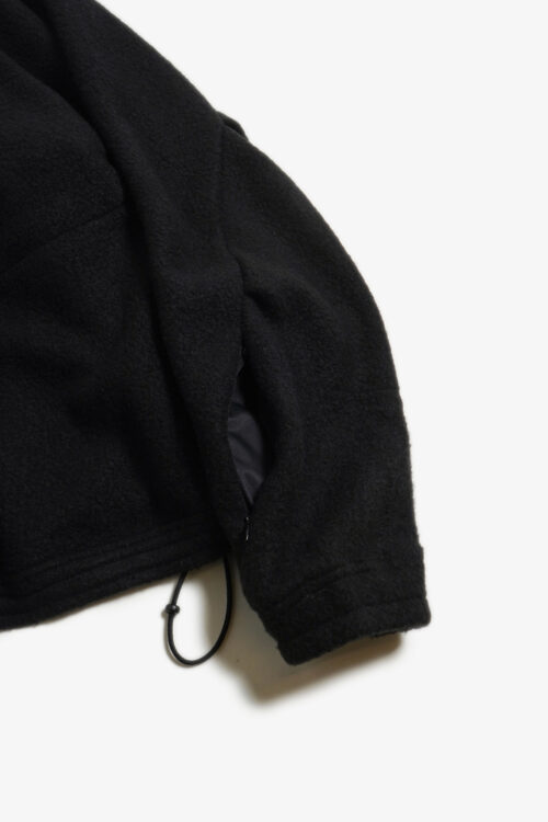 FLEECE BLOUSON BLACK