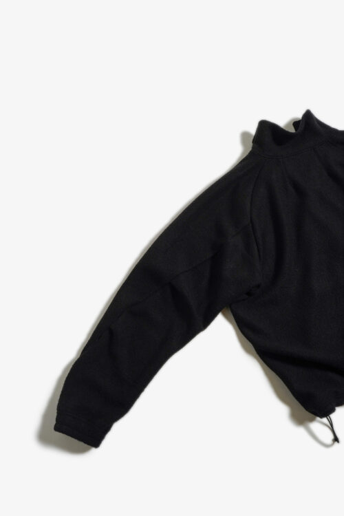 FLEECE BLOUSON BLACK