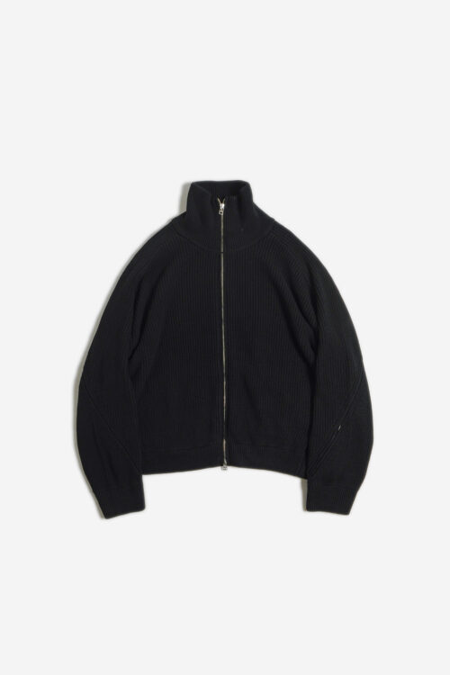 KNIT BLOUSON BLACK