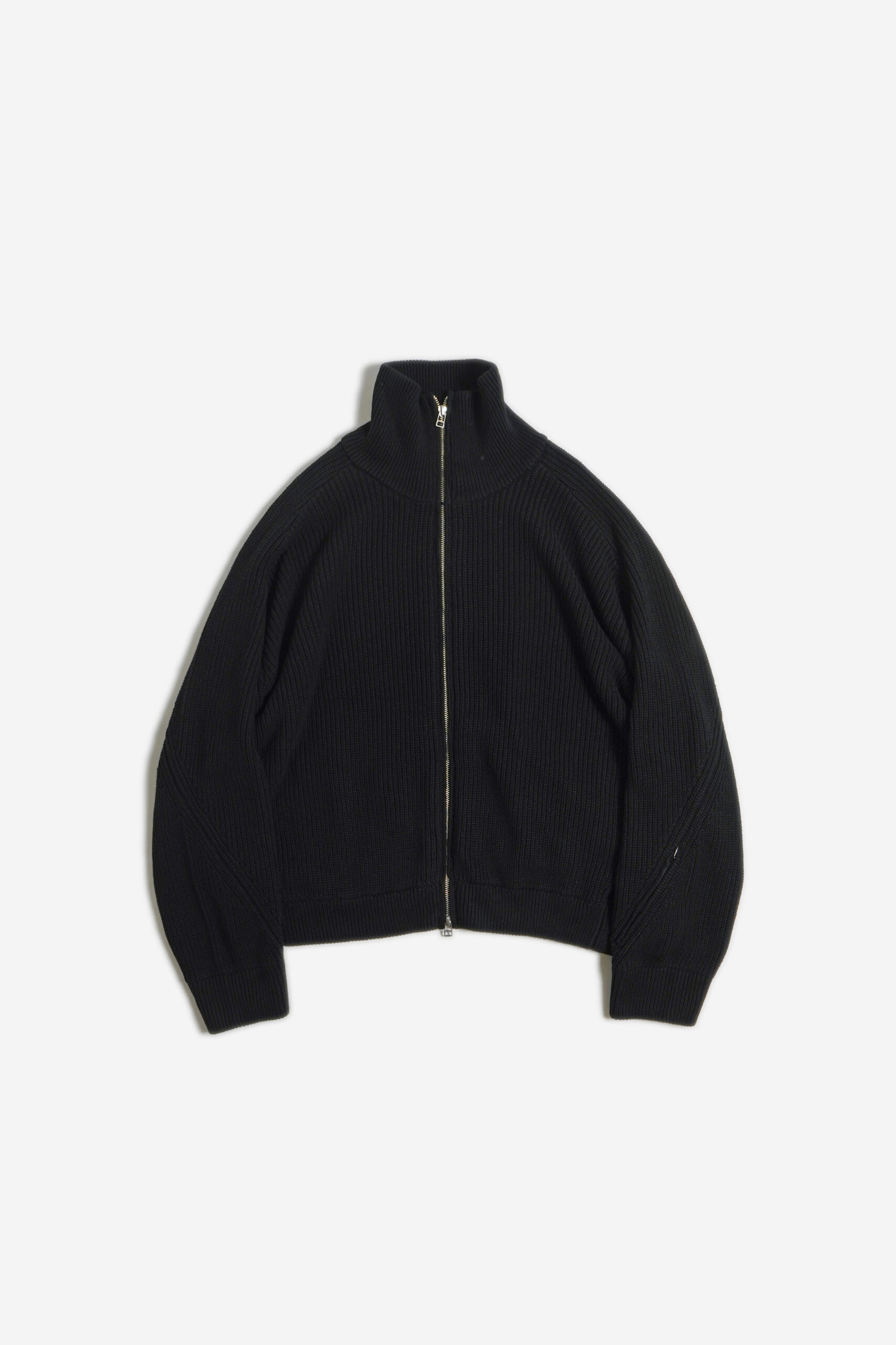 KNIT BLOUSON BLACK