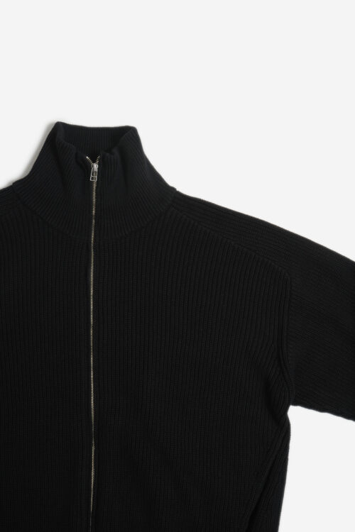 KNIT BLOUSON BLACK