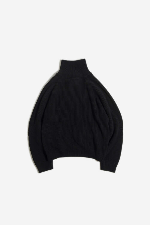 KNIT BLOUSON BLACK