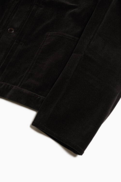 PLEATS JACKET - CORDUROY - BROWN