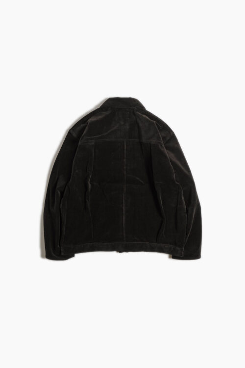 PLEATS JACKET - CORDUROY - BROWN