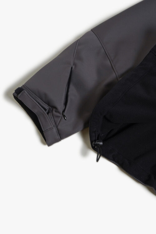 SHELL JACKET CHARCOAL