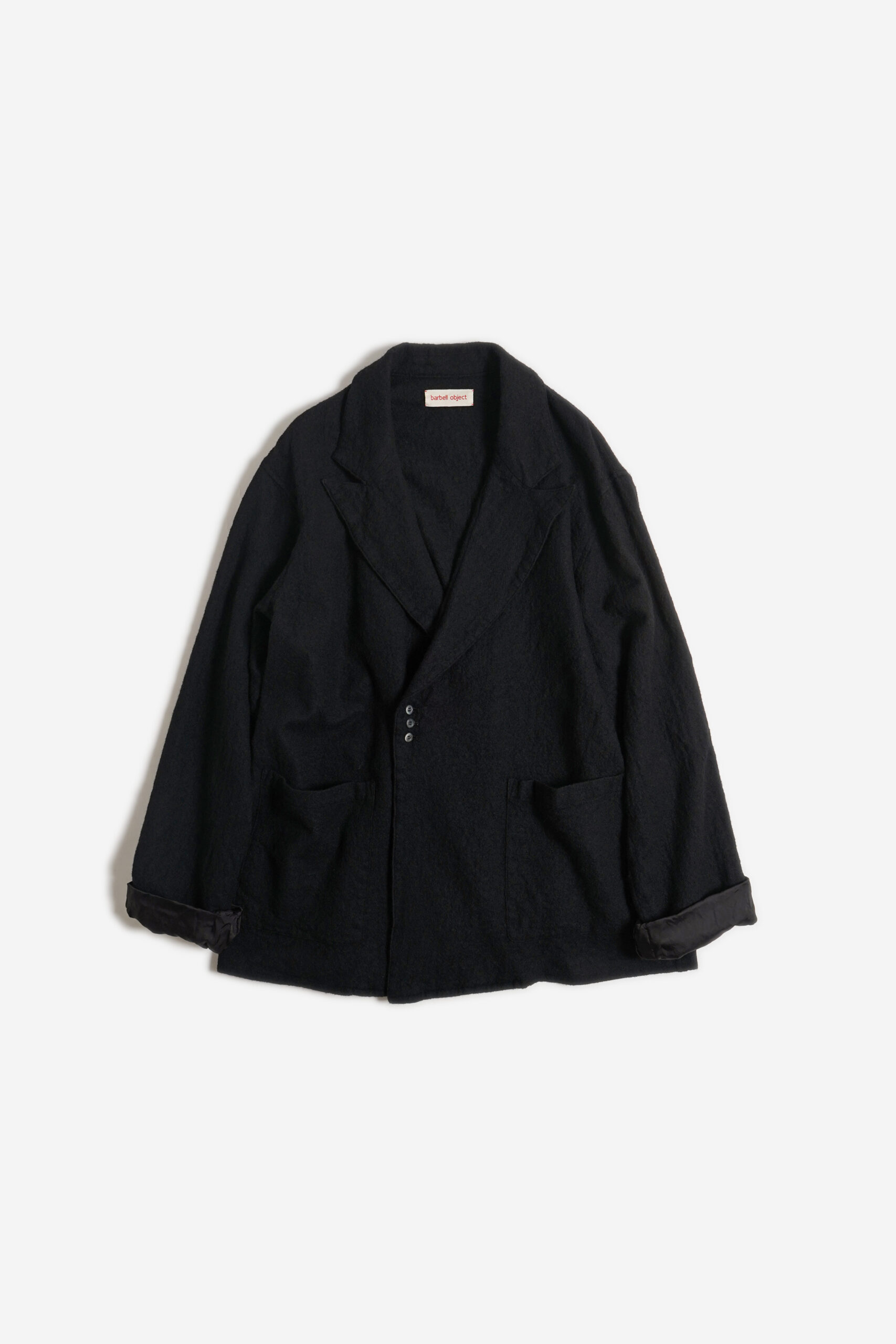 WOOL COAT BLACK