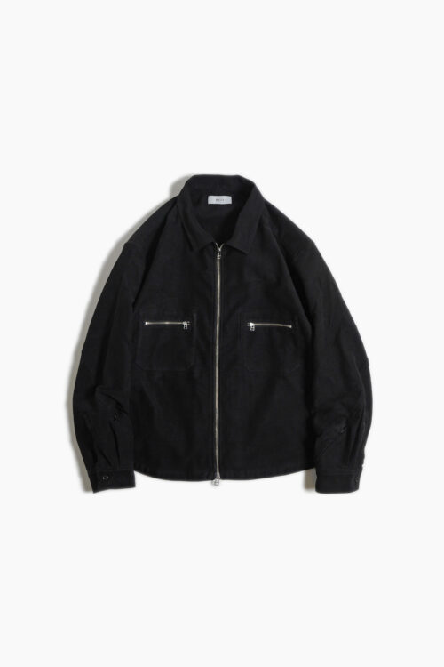 ZIP SHIRT BLACK