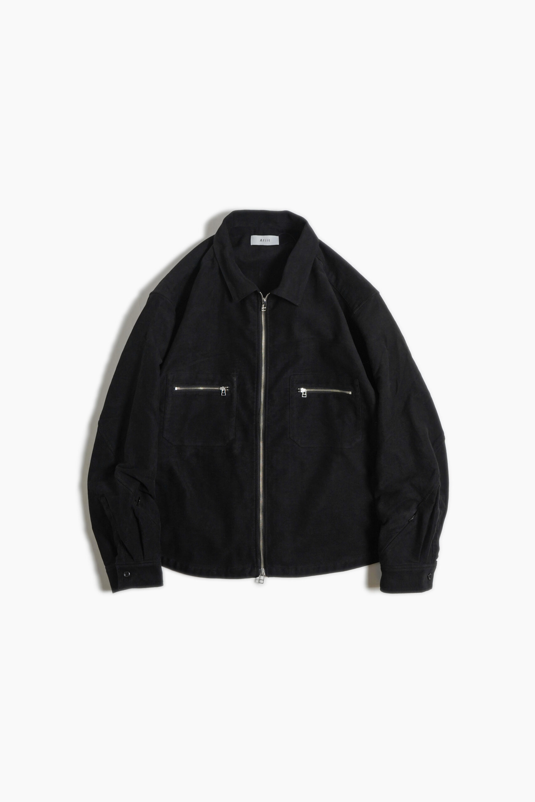 ZIP SHIRT BLACK