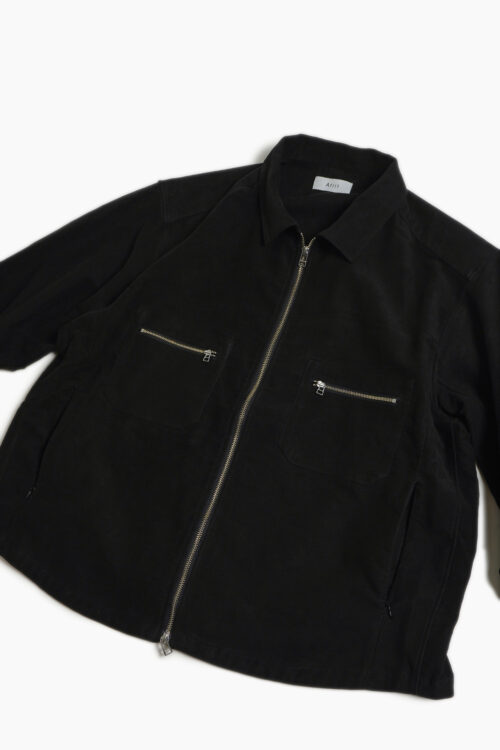 ZIP SHIRT BLACK