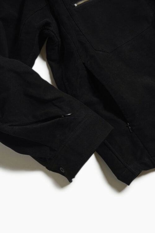 ZIP SHIRT BLACK