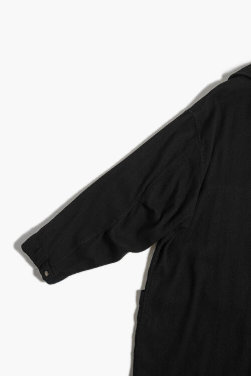 FLOWER FL COAT BLACK